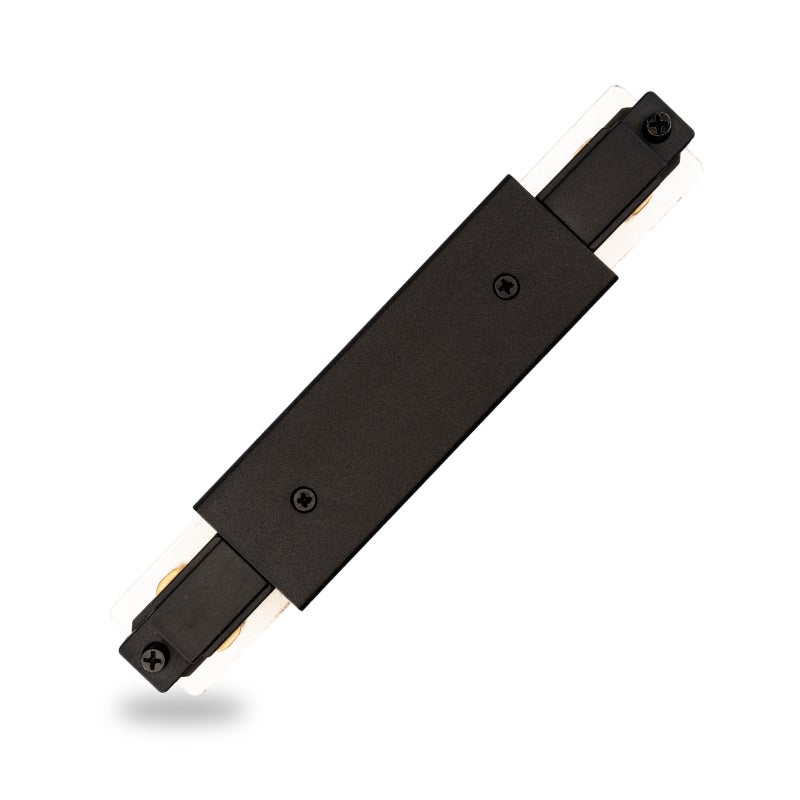 Łącznik Prosty Lumiled z Zasilaniem Czarny do Szynoprzewodów Szyn Jednofazowych 1 szt.