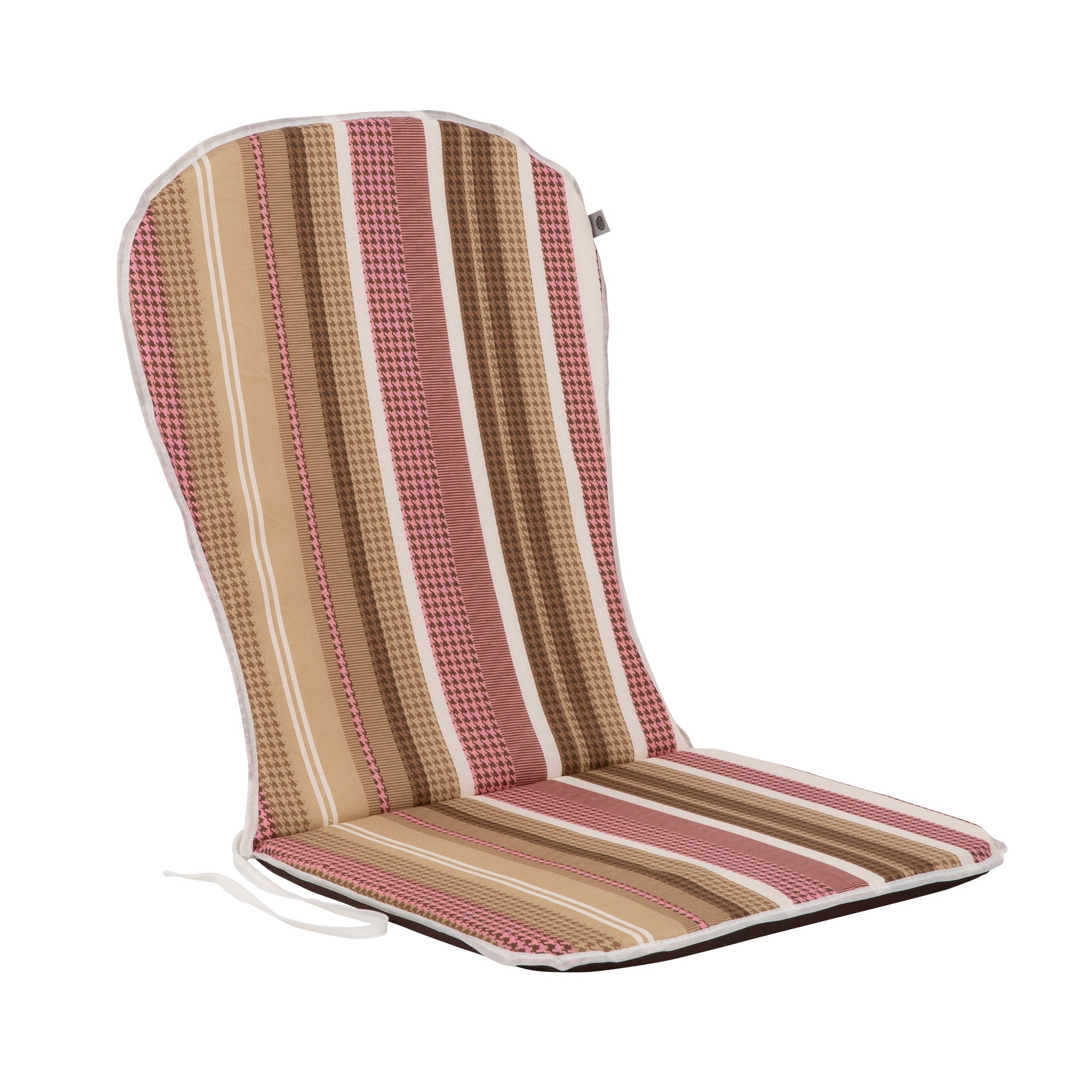 Poduszka na krzesło ogrodowe Gam 89 x 44 cm brązowy/różowy PATIO