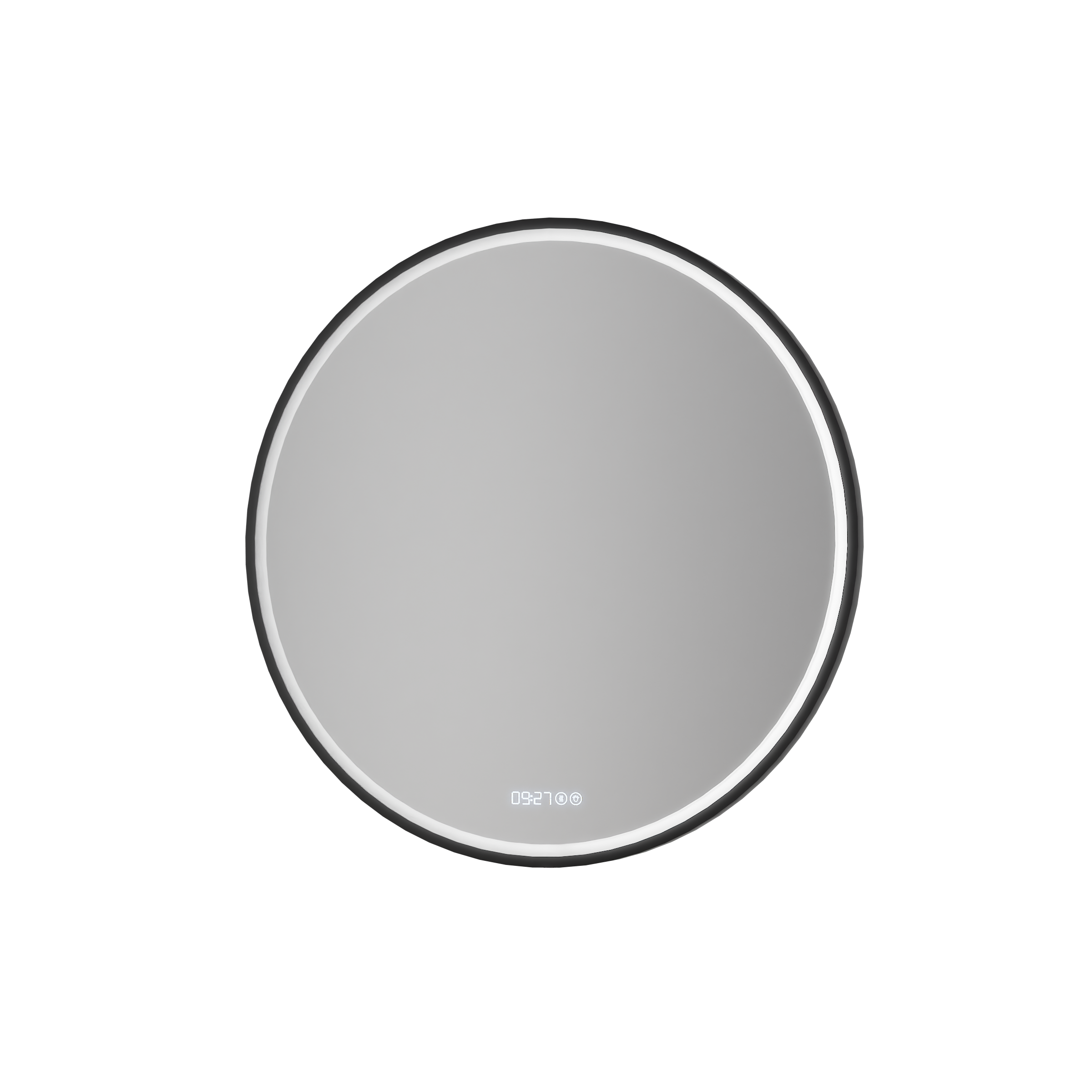 BERNSTEIN - Miroir rond design éclairages LED avec bouton tactile ...