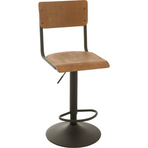 Chaise haute bar bois ou métal | Tabourets bar industriel ou bois