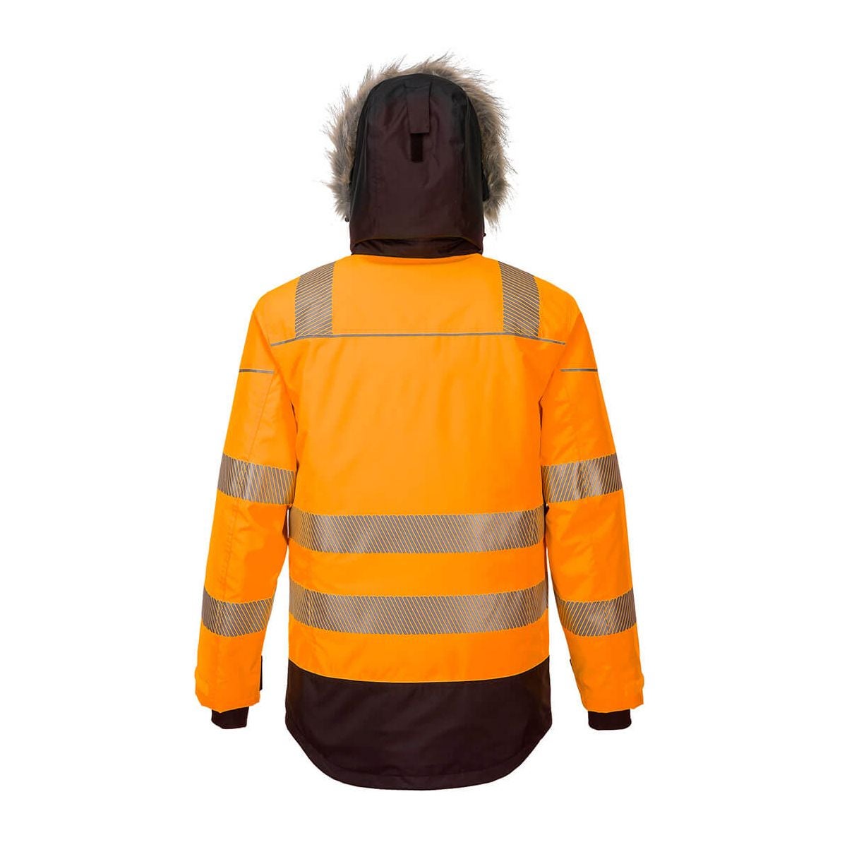 Parka hiver HV PW3 Orange et Noir - Portwest - Taille 3XL - 2