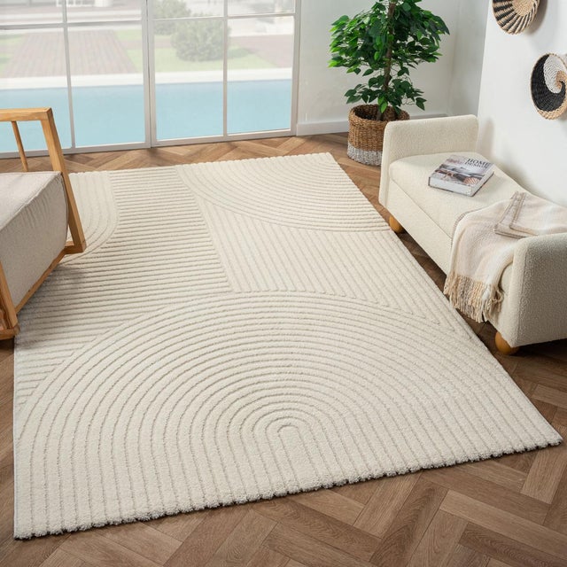 tapis salon 200x290 tissé tissé rectangle motif simple LYN9 CERNAN
