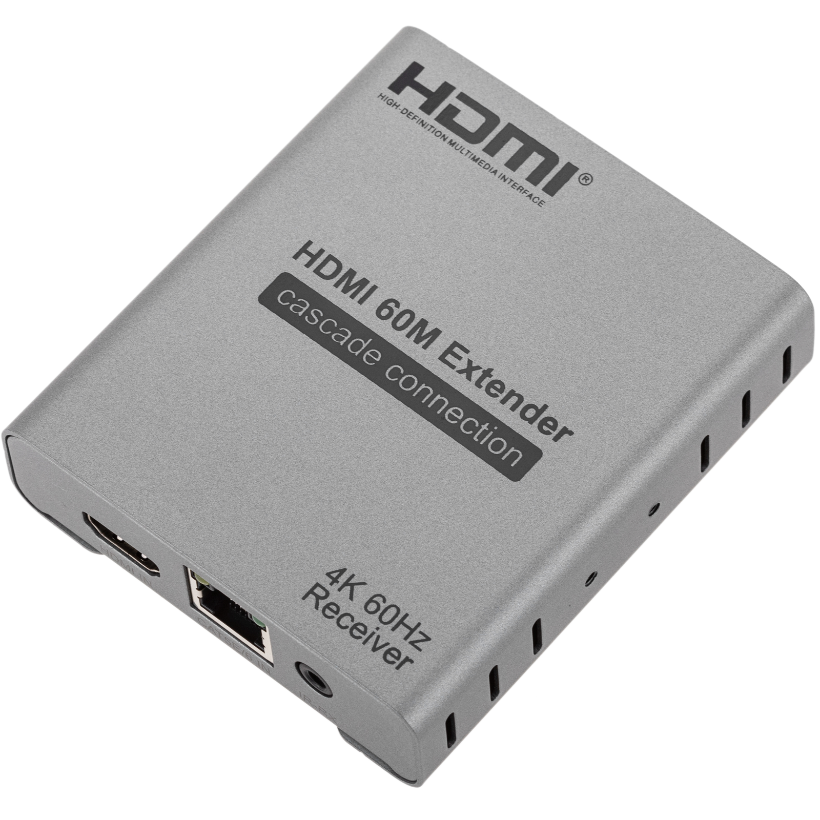 Estensore HDMI Su Cavo Ethernet Cat5e/6: Trasmetti Video E Audio Fino A 60m, Supporta Full HD 1080P 60Hz, Ripetitore Con TX/RX, Per HDTV, PC, PS3/4, Proiettore