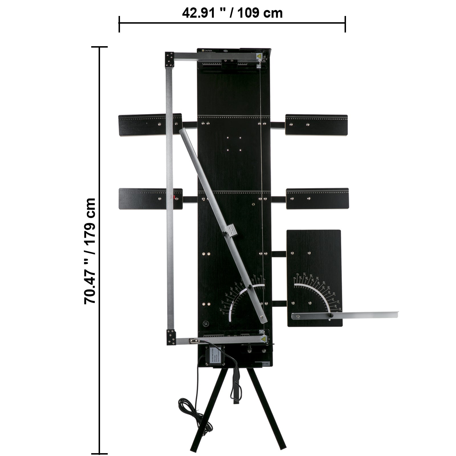 200 W Taglia Polistirolo Taglia Schiuma VEVOR 115 cm Taglia Schiuma Spessore 42 cm 0-90° 6 Fili Scaldanti 5 Piastre Laterali 1 Supporto - 8