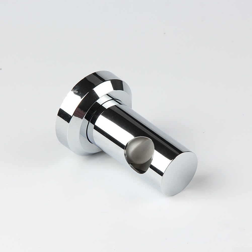 Support mural pour pommeau de douche ABS, large compatibilité, kit d'installation complet, diamètre 22 mm, chromé - 2