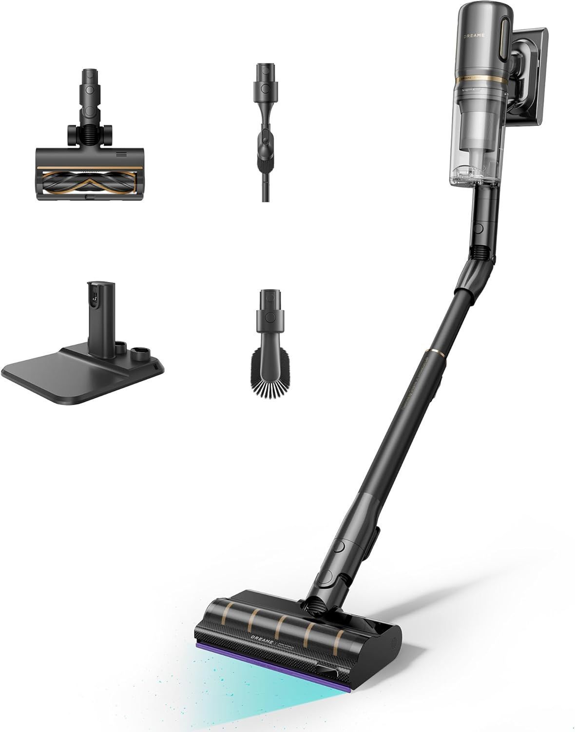 Aspirateur Balai sans Fil Dreame V20 Pro, Puissance 210 AW, Bras ...