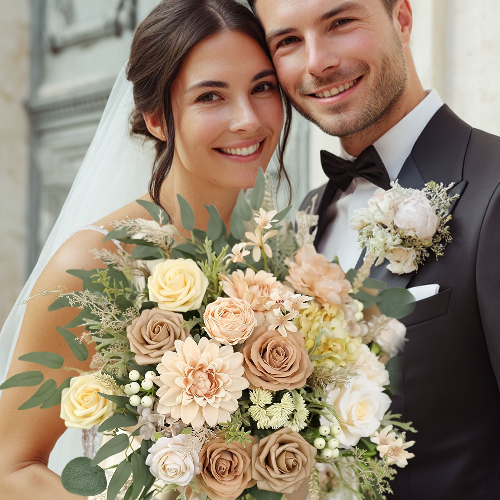 Lot De 4 Petites Boules De Fleurs Artificielles Pour Centres De