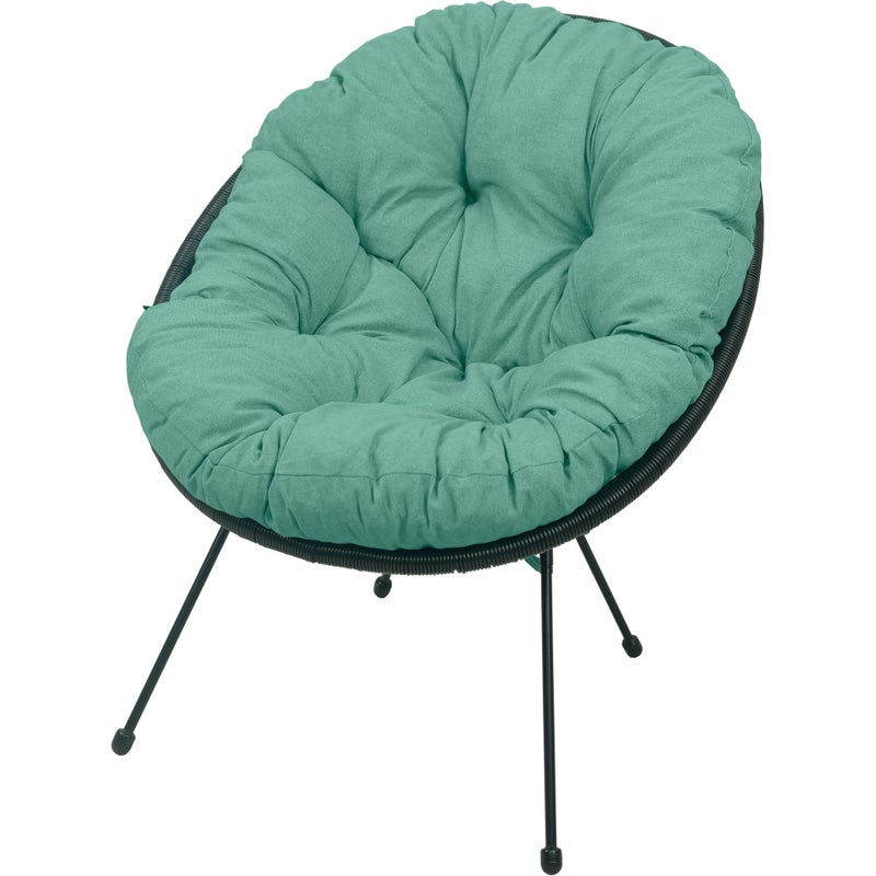 Poduszka na fotel żyłkowy krzesło Acapulco AMPO miętowy 1 szt.