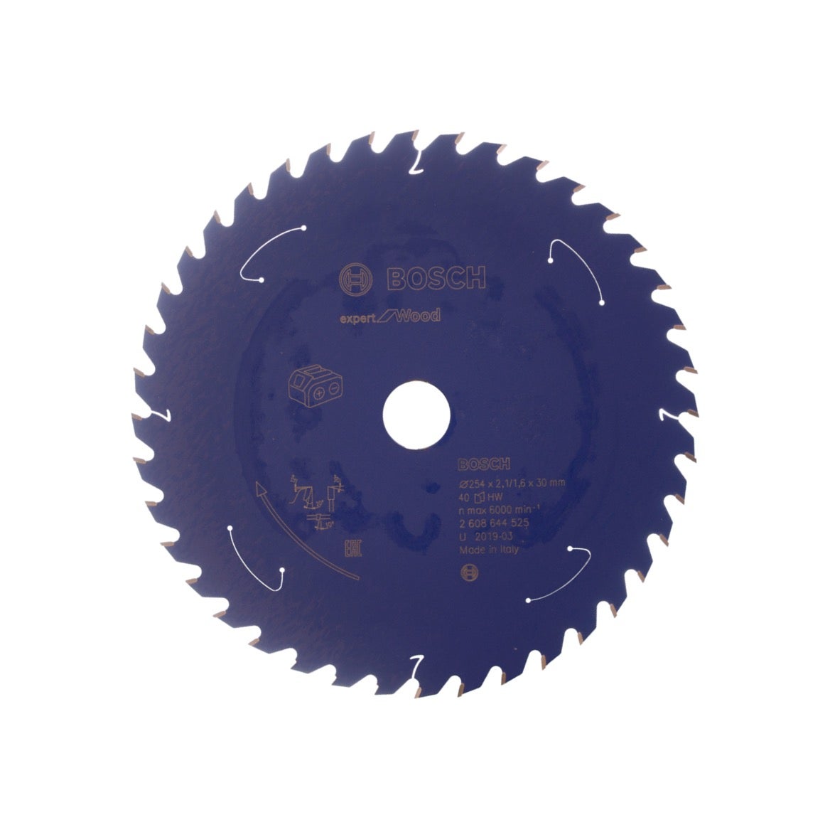 Disco de sierra circular Expert for Wood para sierras sin cables 254&amp;nbsp;x&amp;nbsp;2,1/1,6&amp;nbsp;x&amp;nbsp;30 T40