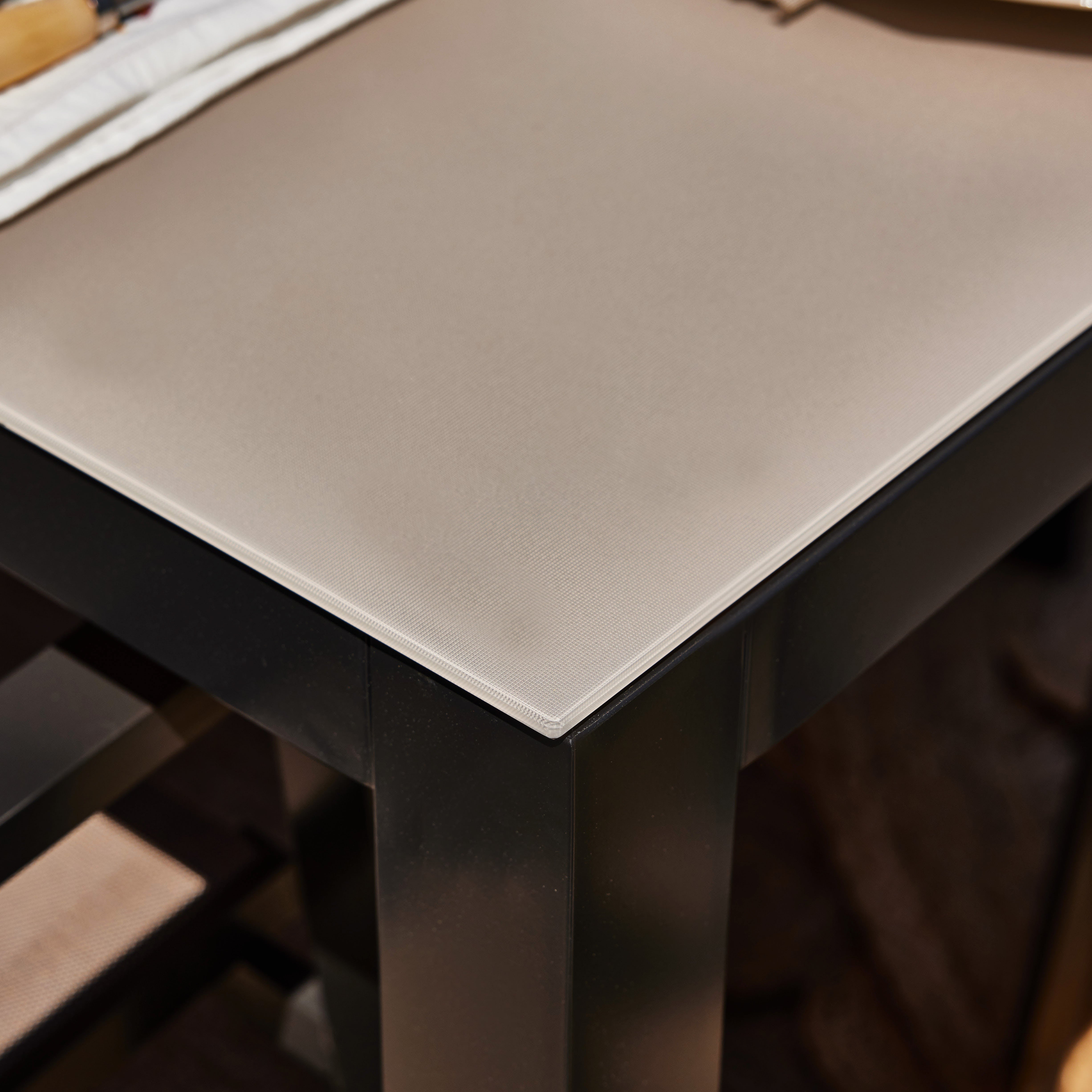 Conjunto mesa fija 70×70 y 2 sillas jardín marrón - Tokyo - 4