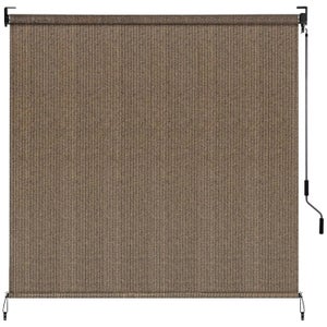 Tenda Veneziana In Alluminio Marrone – Oscurante E Impermeabile, Lamelle 25mm, Per Cucina E Ufficio, Misura 75x180cm (LxH)
