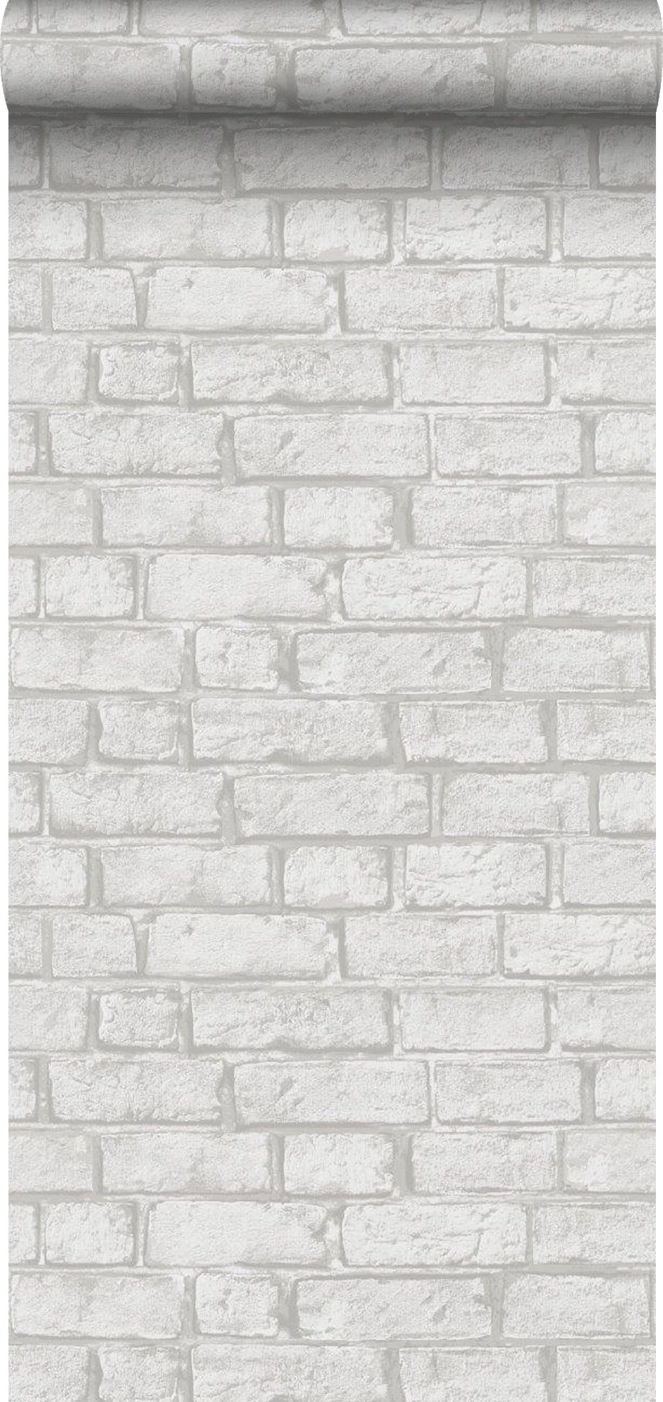 Tapeta ceglana ściana szarym - 53 cm x 11.2 m - BORASTAPETER