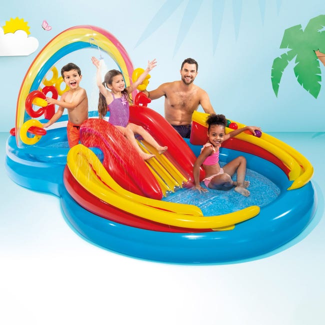 Piscine Gonflable Splash Pad 170 Cm Pour Enfants – Jeux D'Eau Extérieur, Tapis Antidérapant, Facile à Ranger, Idéal Chiens Et Famille Piscine Gonflable Splash Pad 170 Cm Pour Enfants – Jeux D'Eau Extérieur, Tapis Antidérapant, Facile à Ranger, Idéal Chiens Et Famille