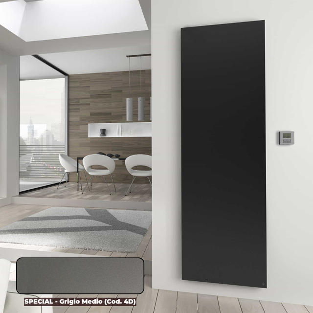 Radiateur decoratif électrique RELAX 770 W gris moyen - IRSAP - REPI140A4DA401NN