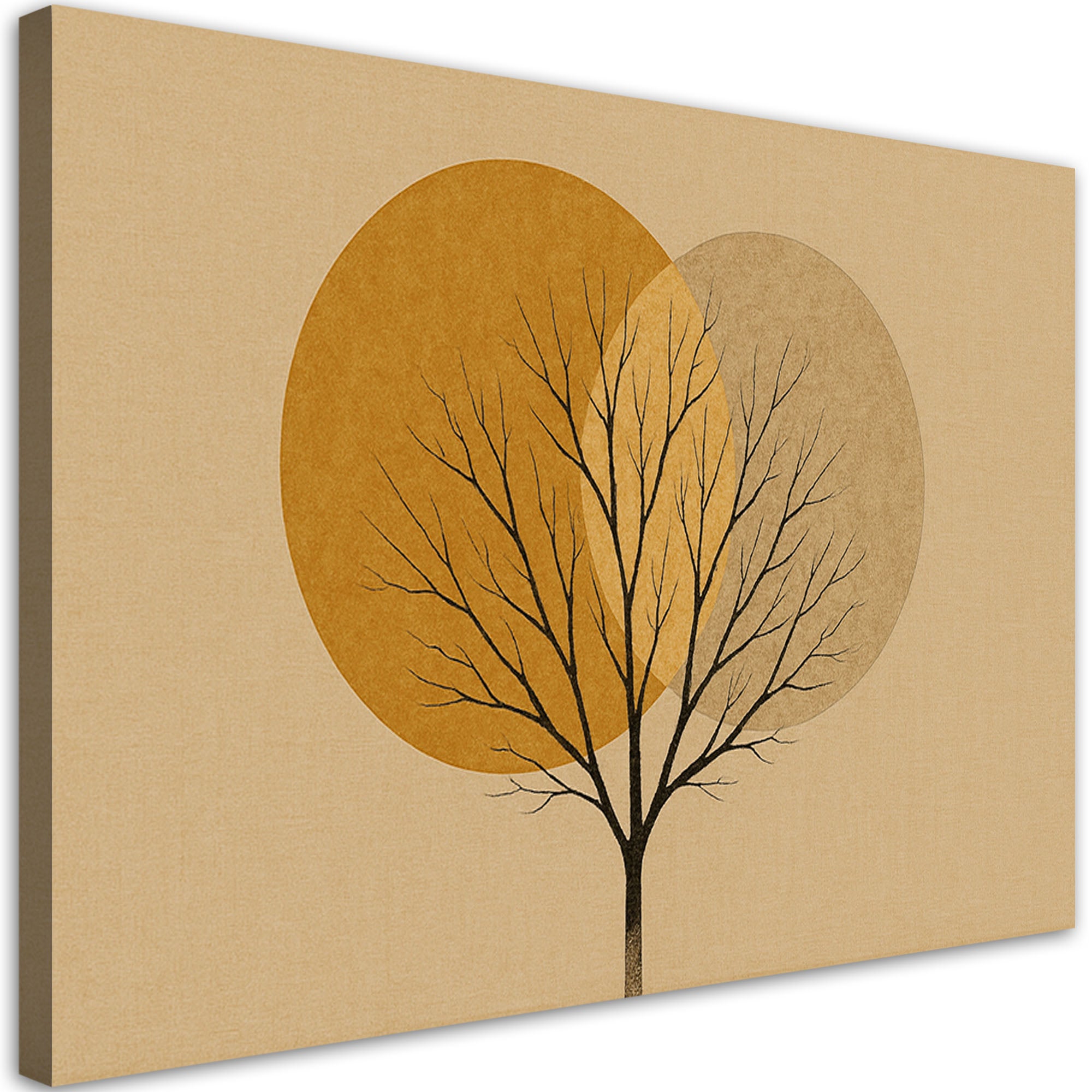 Obraz, Japandi Drzewo Abstrakcja 120x80
