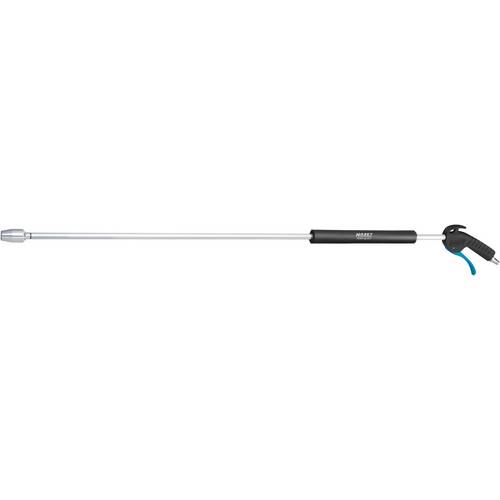 Pistolet do przedmuchiwania Hazet czarno-niebieski z dyszą Venturi i ergonomiczną rączką