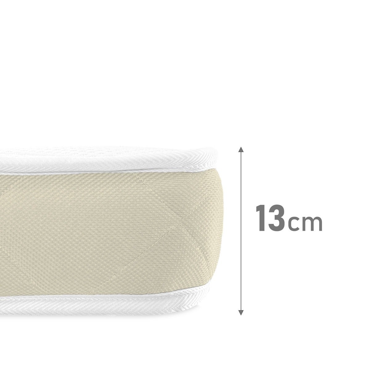 Colchon viscoyoung, Viscoelastico, 90x200, Blanco, Alta Gama, Transpirable, Altura 13cm AMUEBLATE ONLINE - 3
