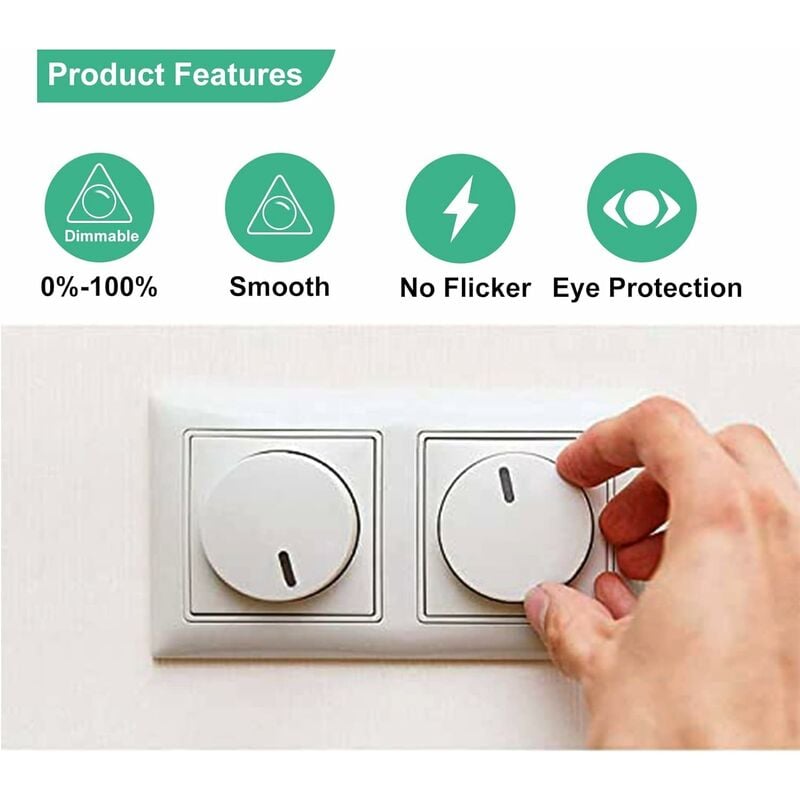 Ampoules Halogènes MR11(Pack de 12),Lampe Halogène GU4 12V 20W, Ampoule Mr11 GU4 Dimmable, 2 Broches Ampoule Halogene 2700K Blanc Chaud - 2