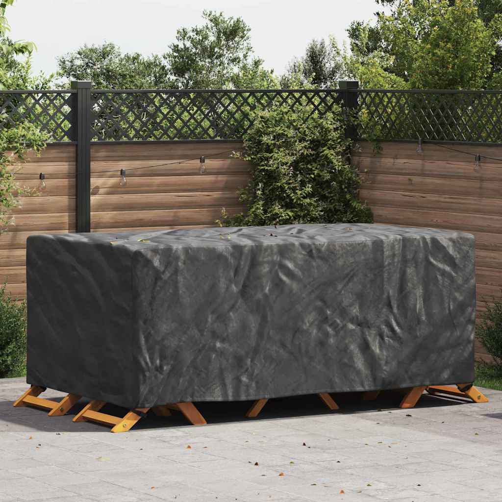 Pokrowiec na meble ogrodowe Czarny 240 x 140 x 90 cm 210D