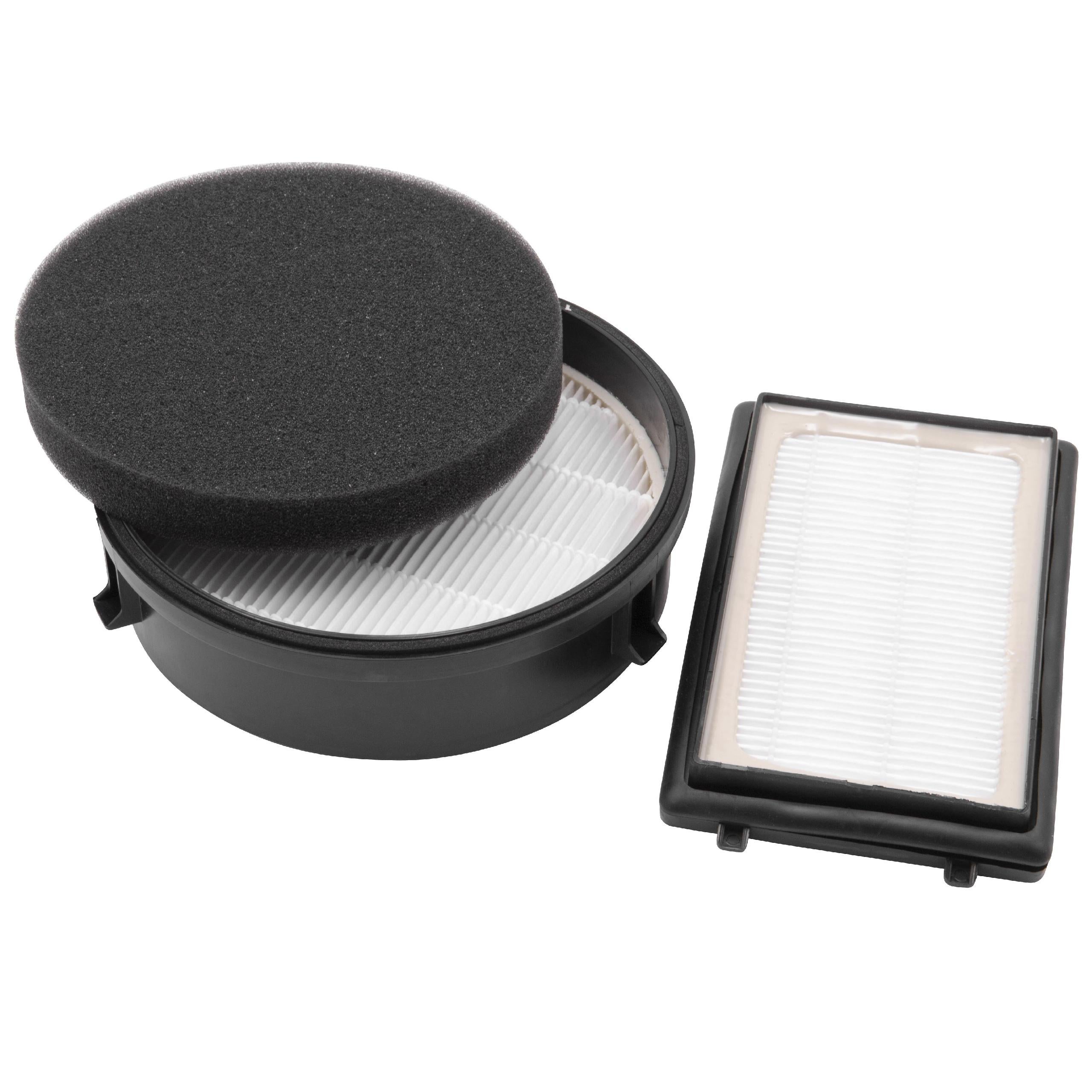 vhbw Lot de filtres compatible avec Zanussi ZAN7870EL, ZAN7880UKEL aspirateur - 3x Filtres - 2