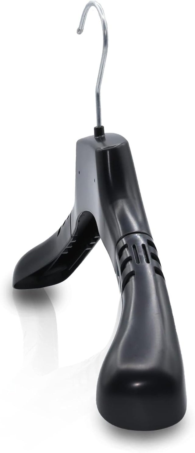 Kiroplast 12 Grucce Appendiabiti Spalla Estendibile per Camicie Magliette Giacche Plastica Salvaspazio Appendini Stampelle Ometti Grucciola