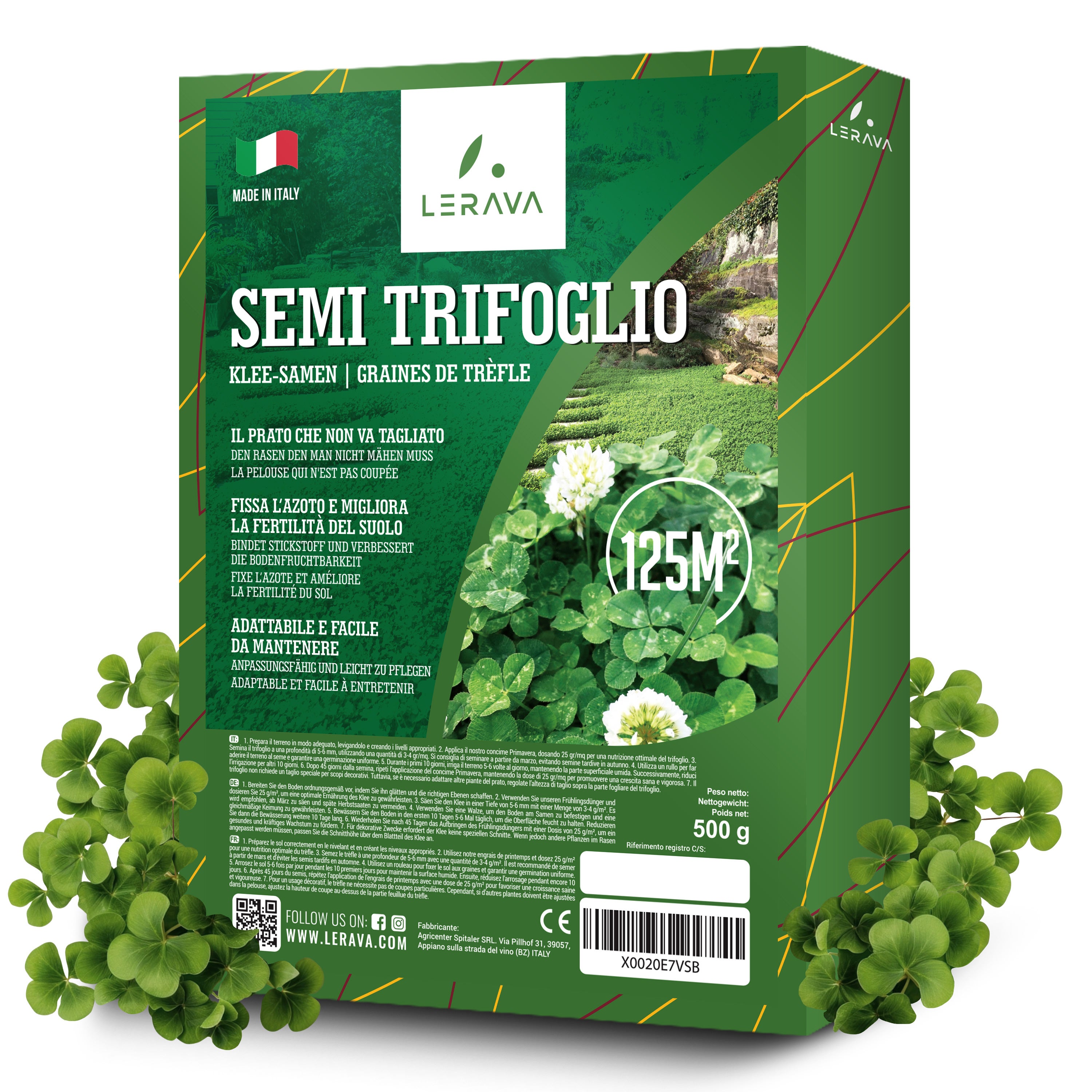 SEME TRIFOGLIO NANO REPENS GR.500/KG.1 | Agraria Di Vita