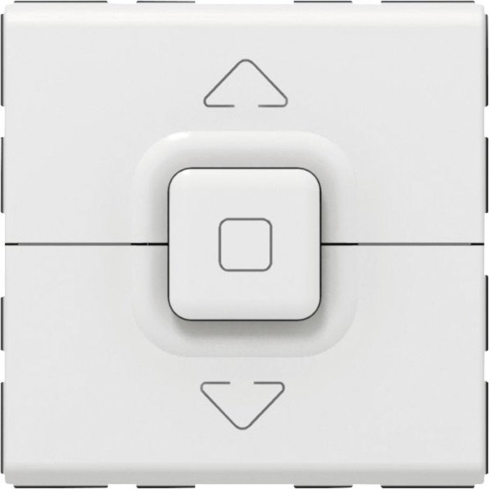 Gunsan Moderna Pulsante Per Tapparelle A Incasso, Colore Bianco, Interruttore Elettrico - 2