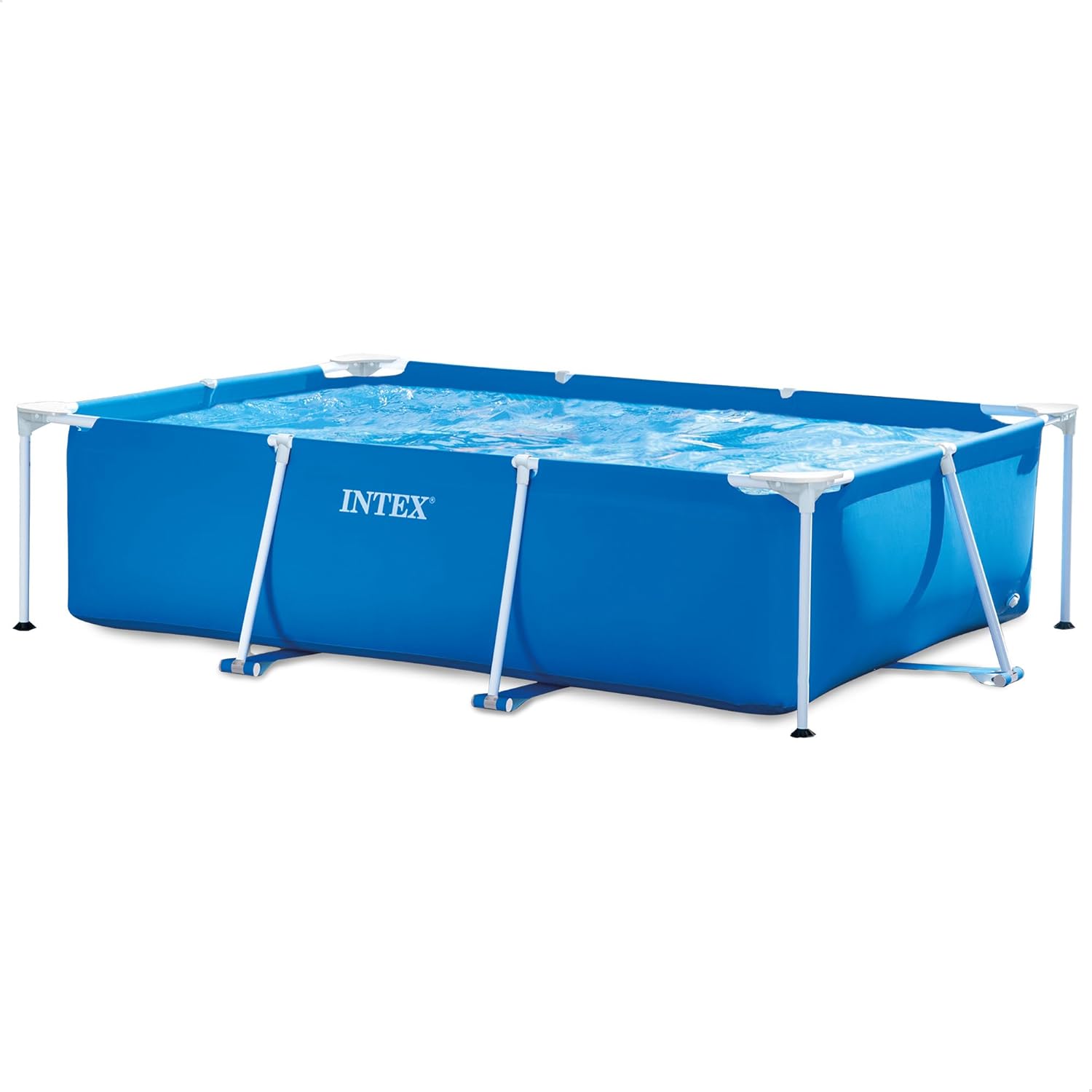 Piscine rectangulaire à structure Intex, 260 x 160 x 65 cm, bleue ...