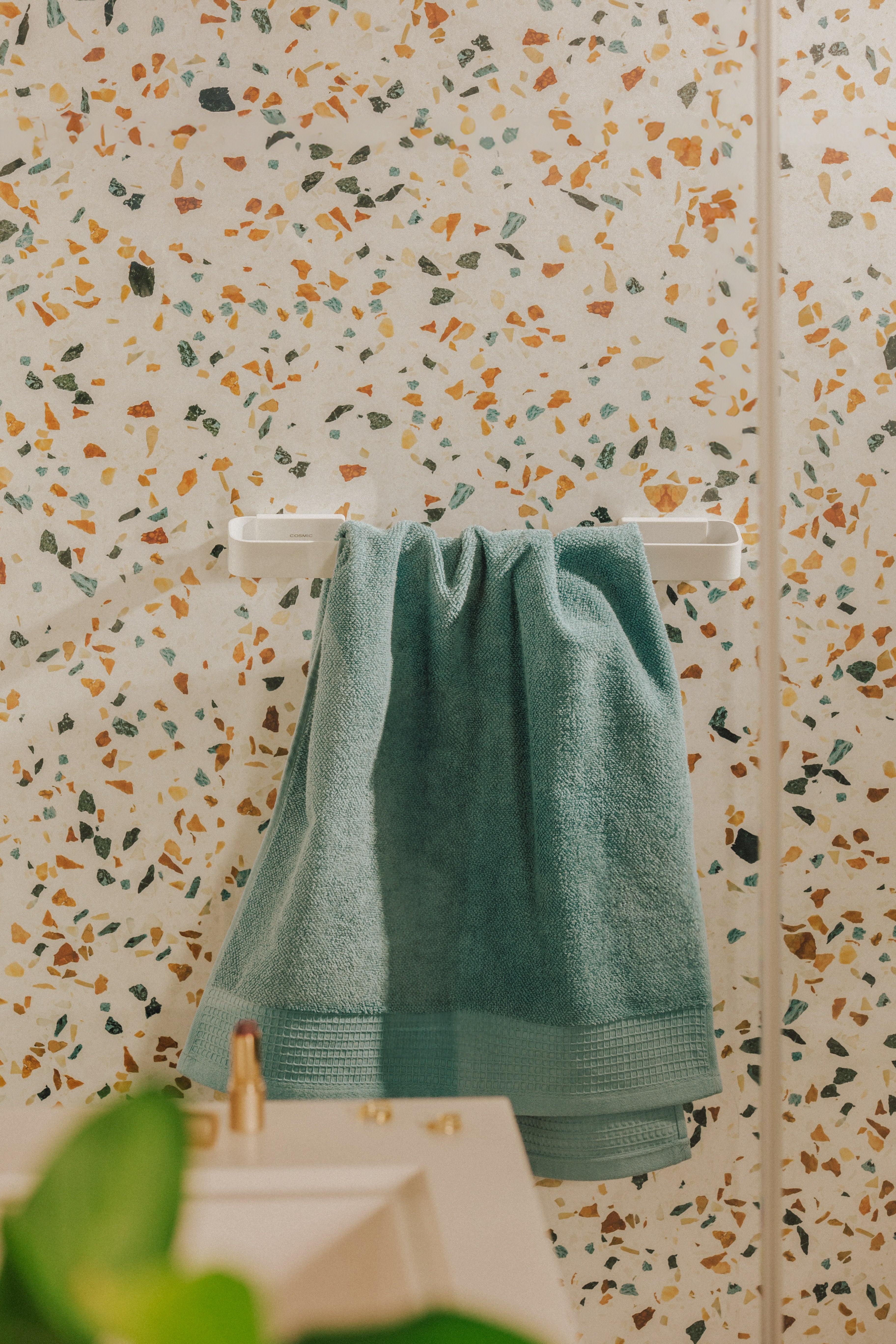 COSMIC Porte-serviette NOIR MAT LINE - 2