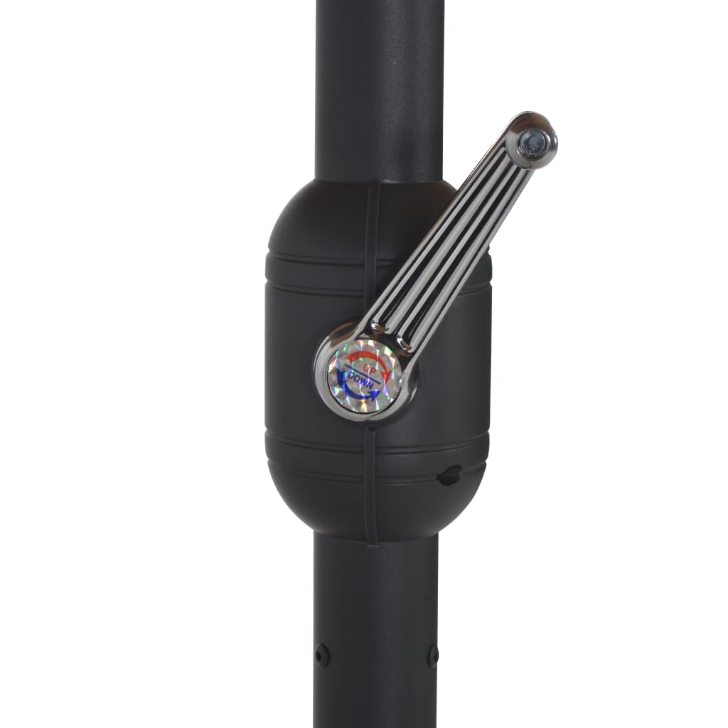 Maison Exclusive - Ombrellone da Esterni con Palo in Alluminio 460x270cm Antracite - 7