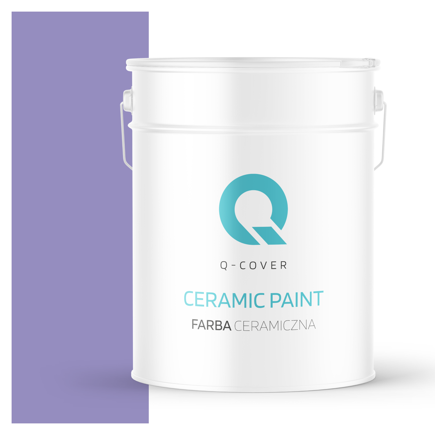 Farba Ceramiczna Do Ścian i Sufitów Q-Cover Lawendowy H2629 Głęboki Mat 10L