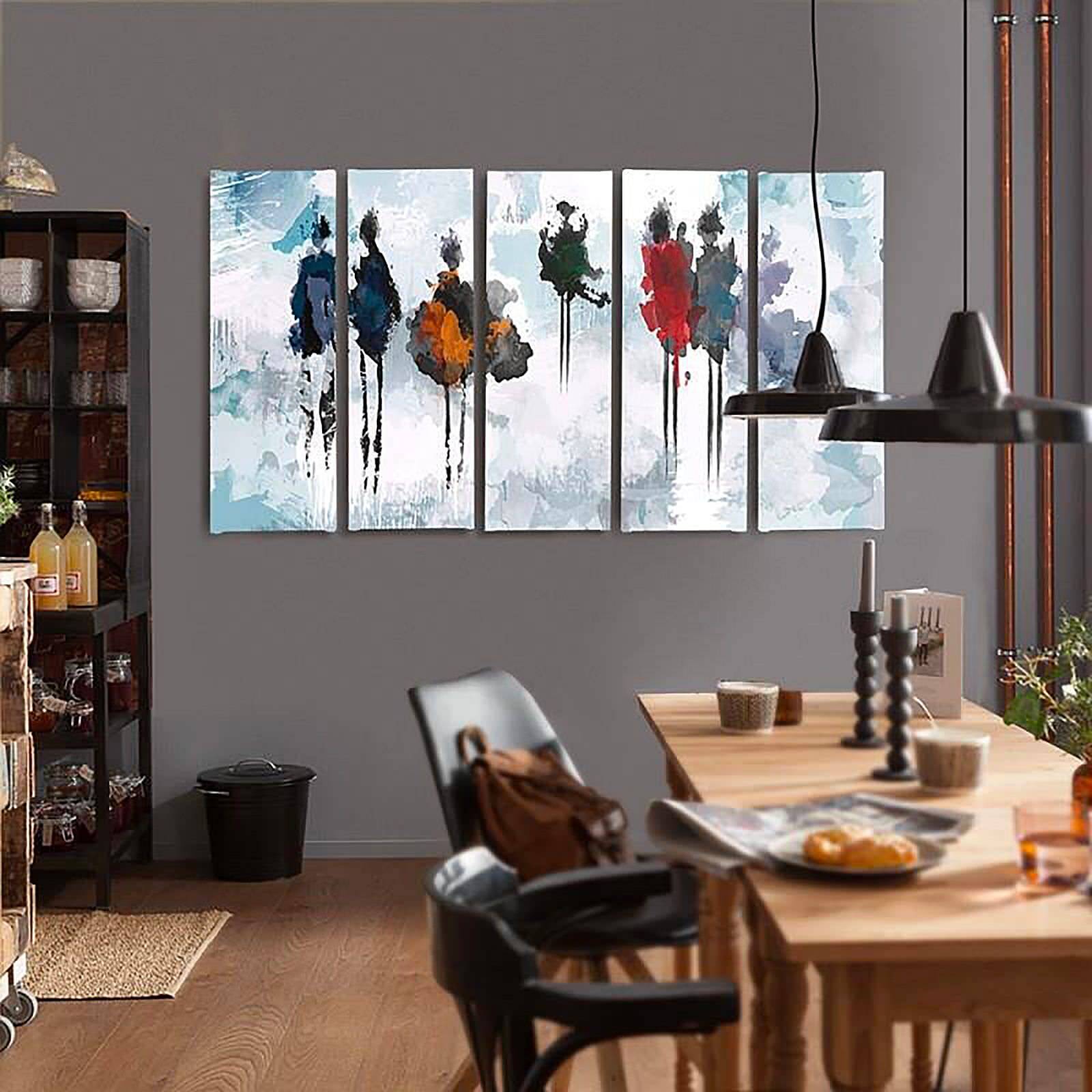 Tableau arbre de peinture - 100 x 70 cm - 5