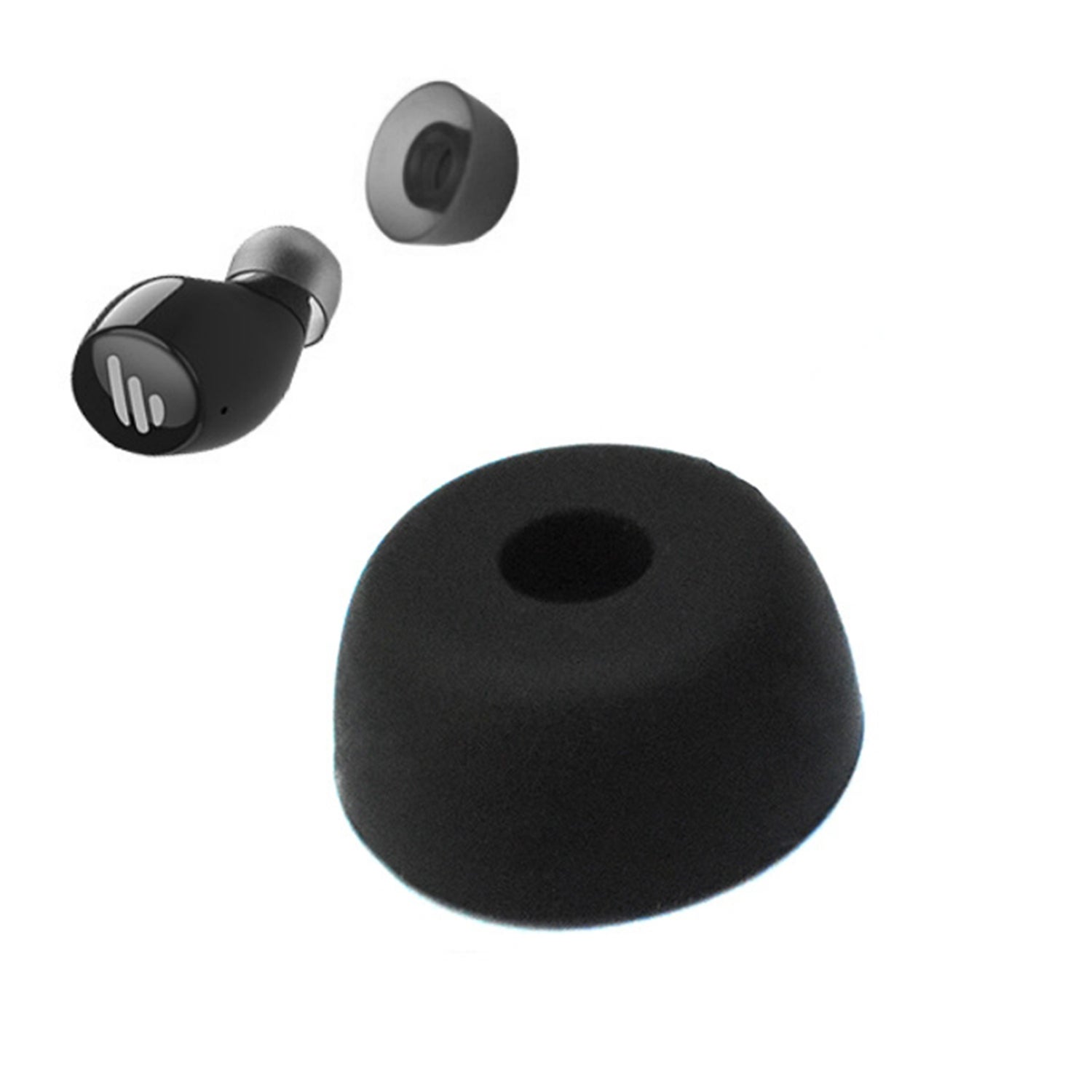 Bouchons d'oreilles en silicone pour Jabra Elite 75t/ 65t/ Active/Sport Evolve Black - 4