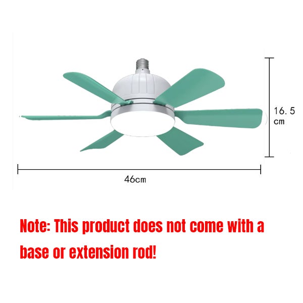 Ventilateur De Plafond Avec Lumières LED Et Télécommande, Petit Ventilateur LED, 3 Vitesses, 3