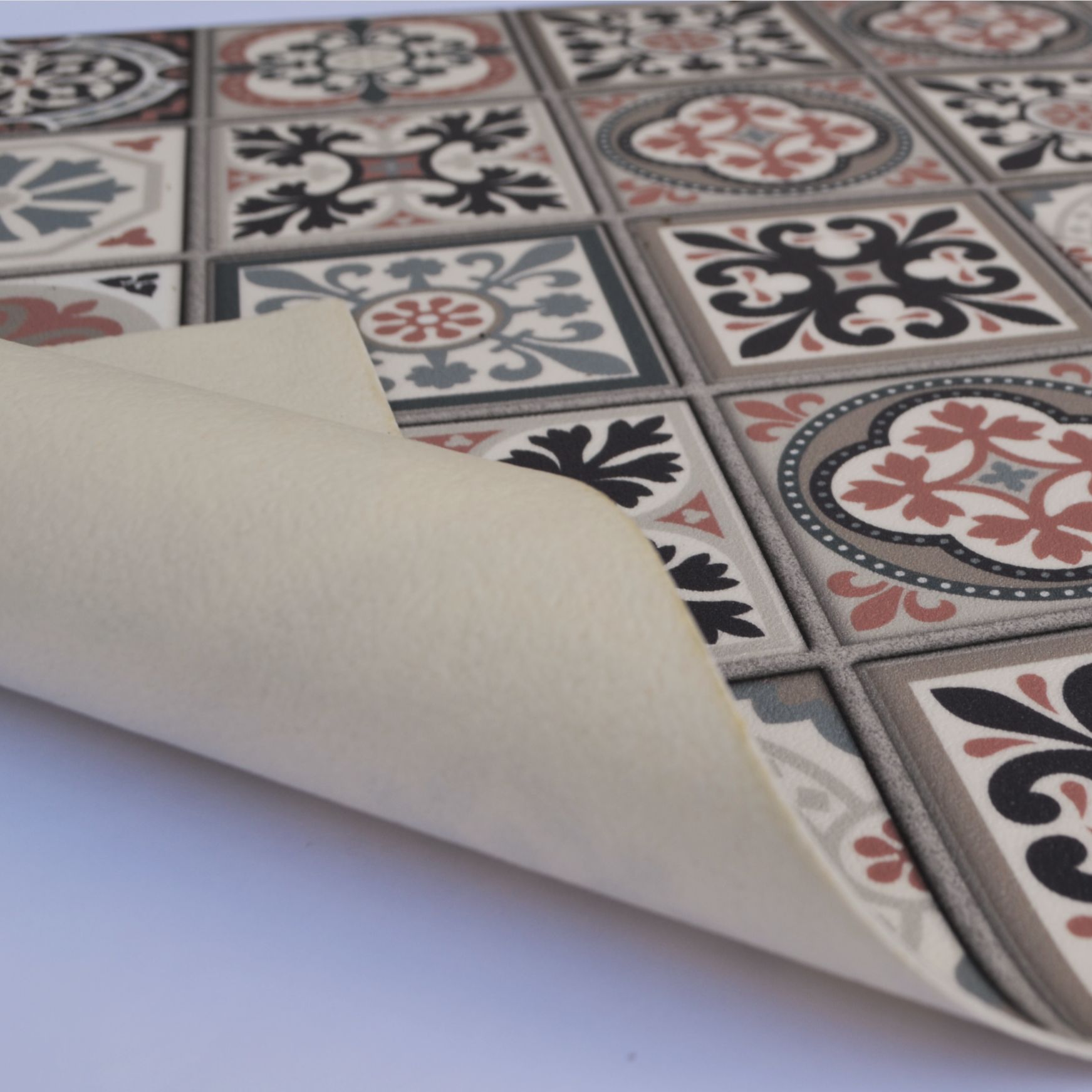Tapis de couloir PVC tissé plat INSPIRE base antidérapante Lomie 50x130cm - 3