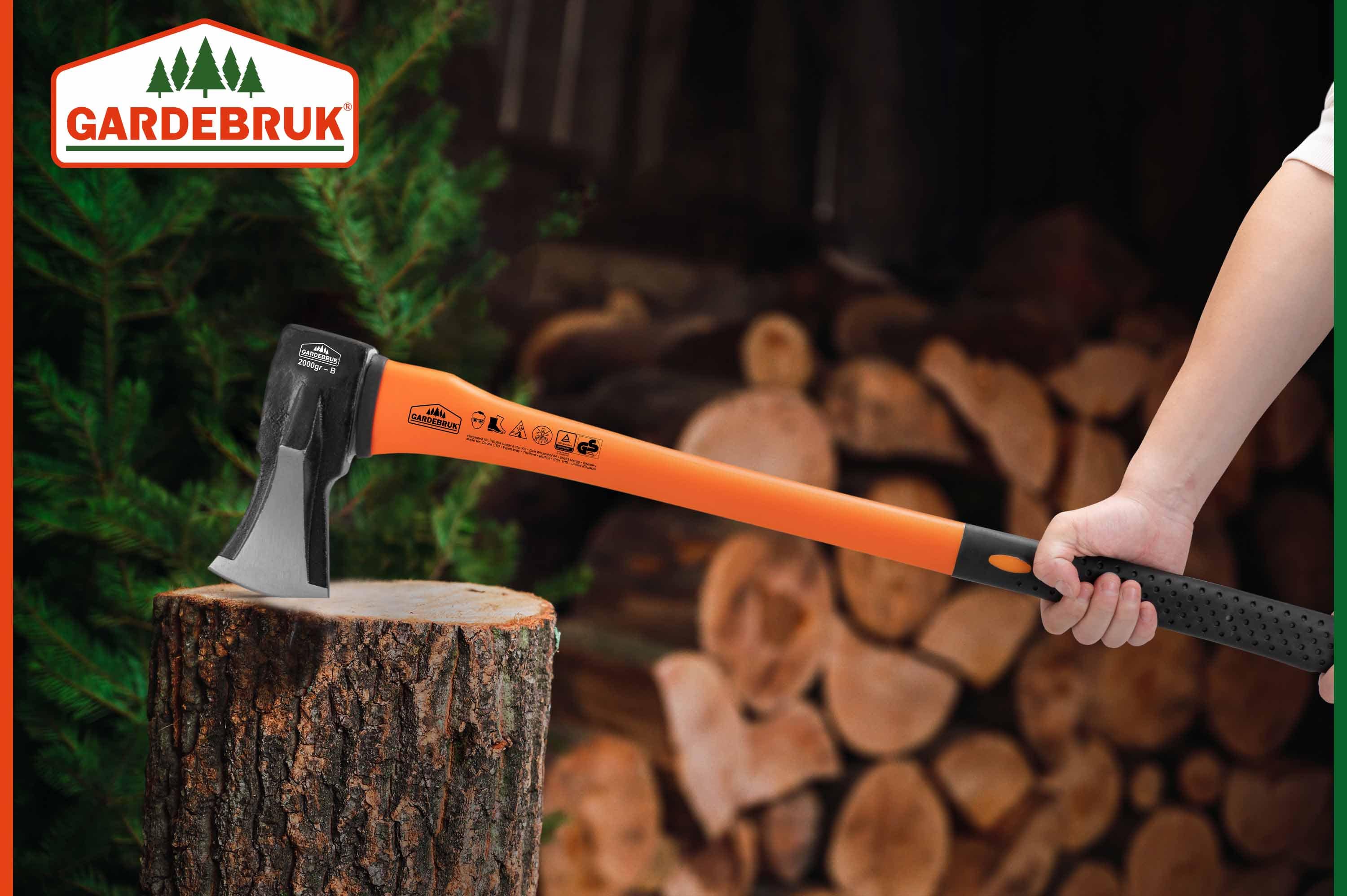 Kit de 2 haches - Hache de fente et hachette bricolage jardin maison - 8