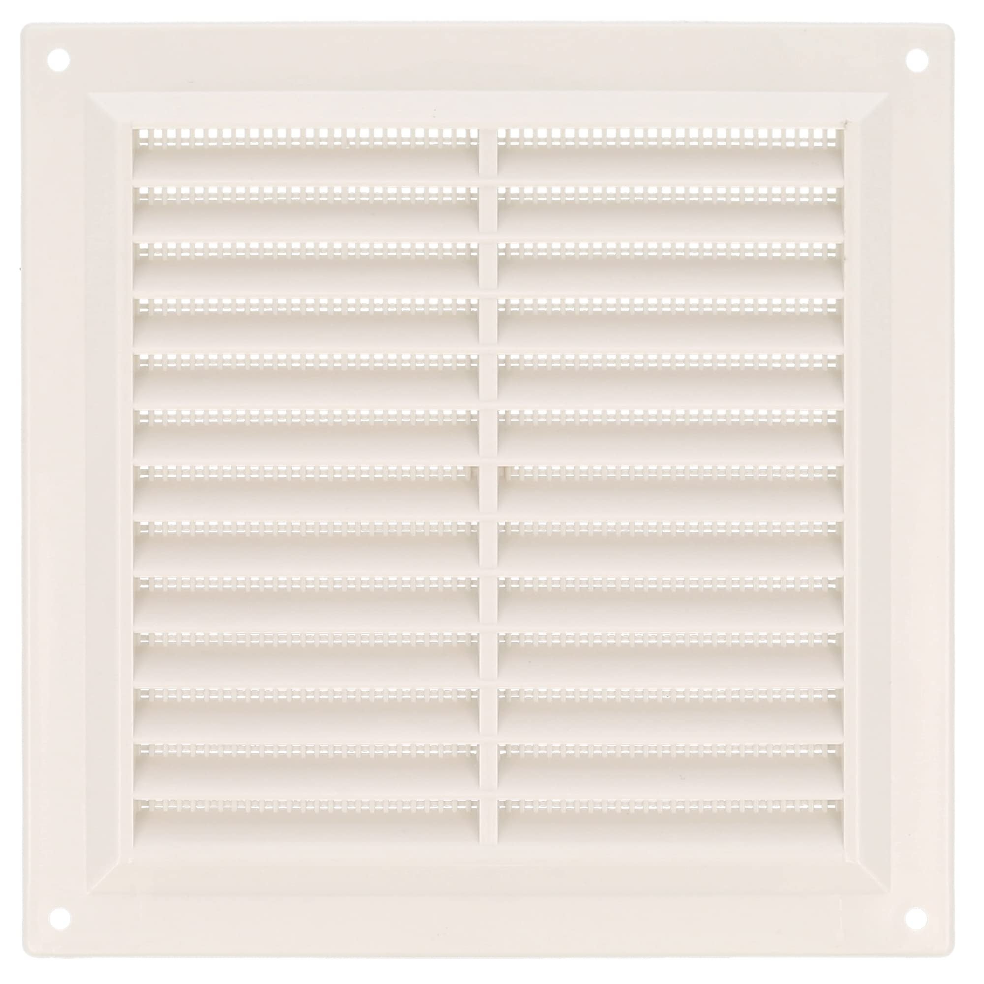 Amig - Grille de ventilation carrée en Plastique avec moustiquaire ...