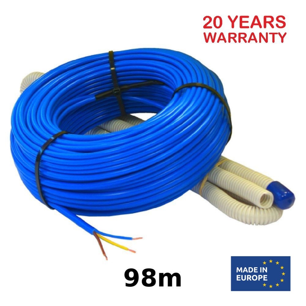 Kabel grzewczy 98 m THC20-98, 20 W/m, 230 V, 1960 W
