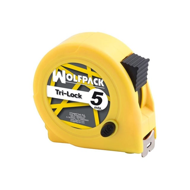 Flessometro Magnetico Giallo Con Freno 5 Metri/19 mm.