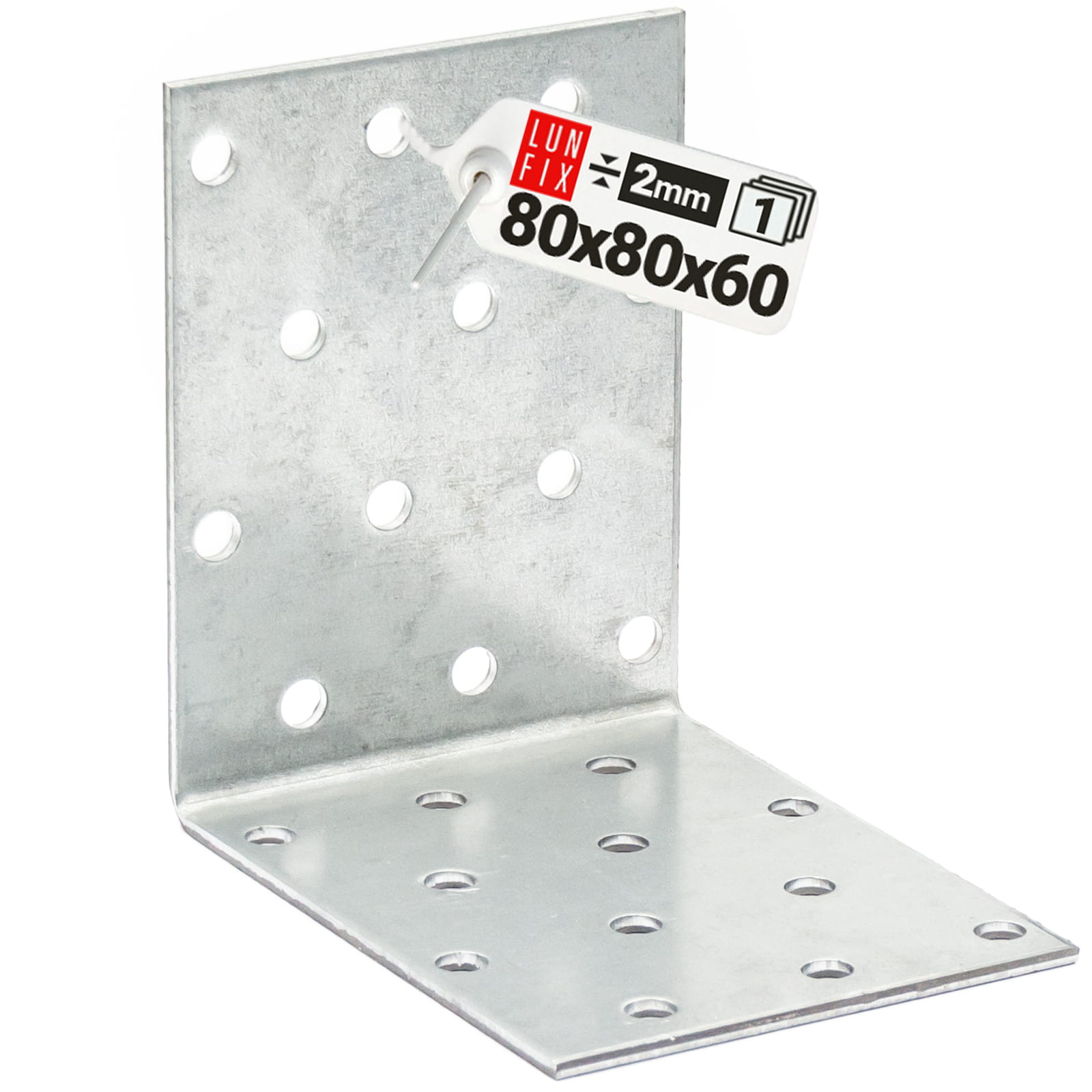 Kątownik montażowy 80x80x60x2 1szt.