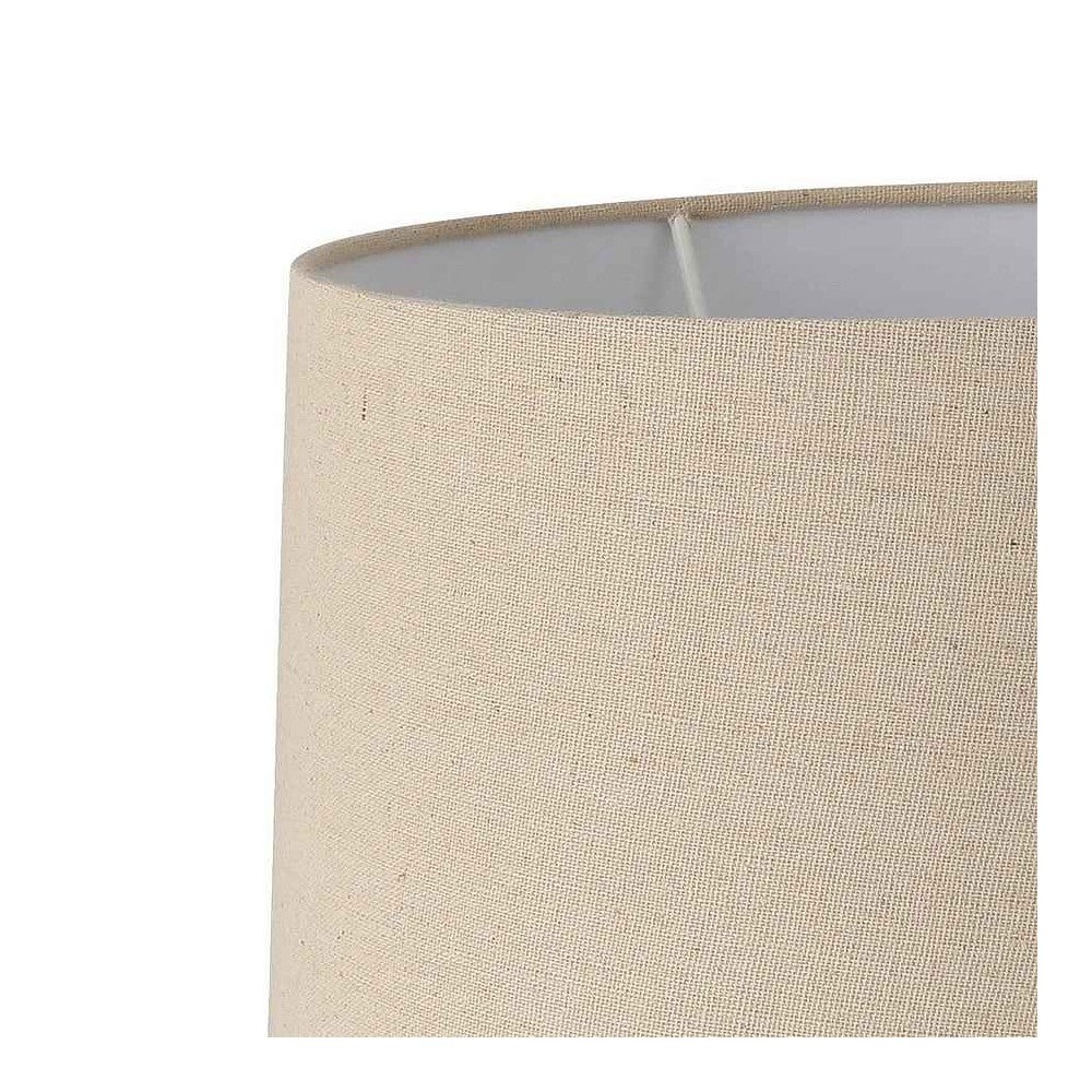 Bureau avec port USB modèle KHALIFA marron avec écran FABRILAMP - 3