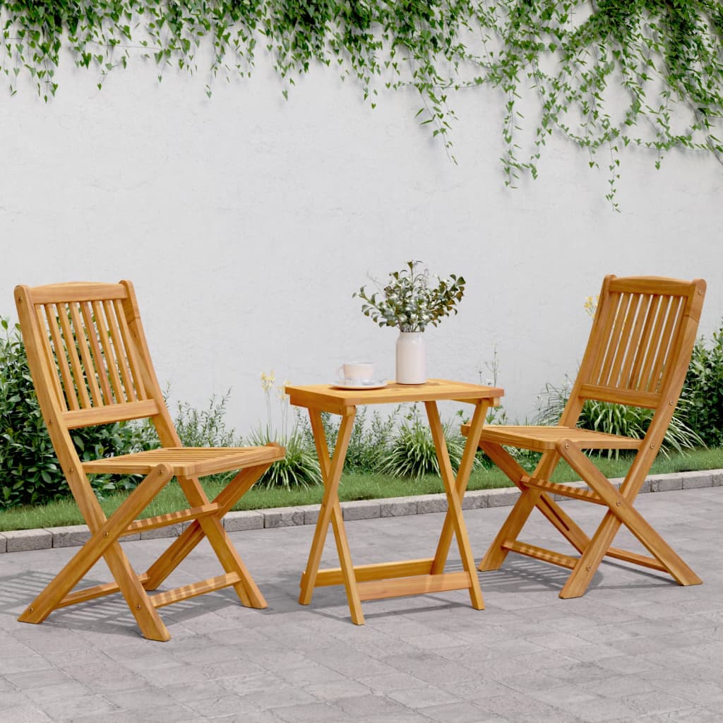 Table De Jardin En Acacia Massif VidaXL 150x90x74 Cm - Style Rustique