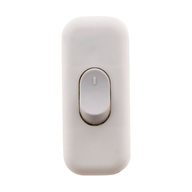 Interrupteur 2A Bipolaire - Blanc - Zenitech