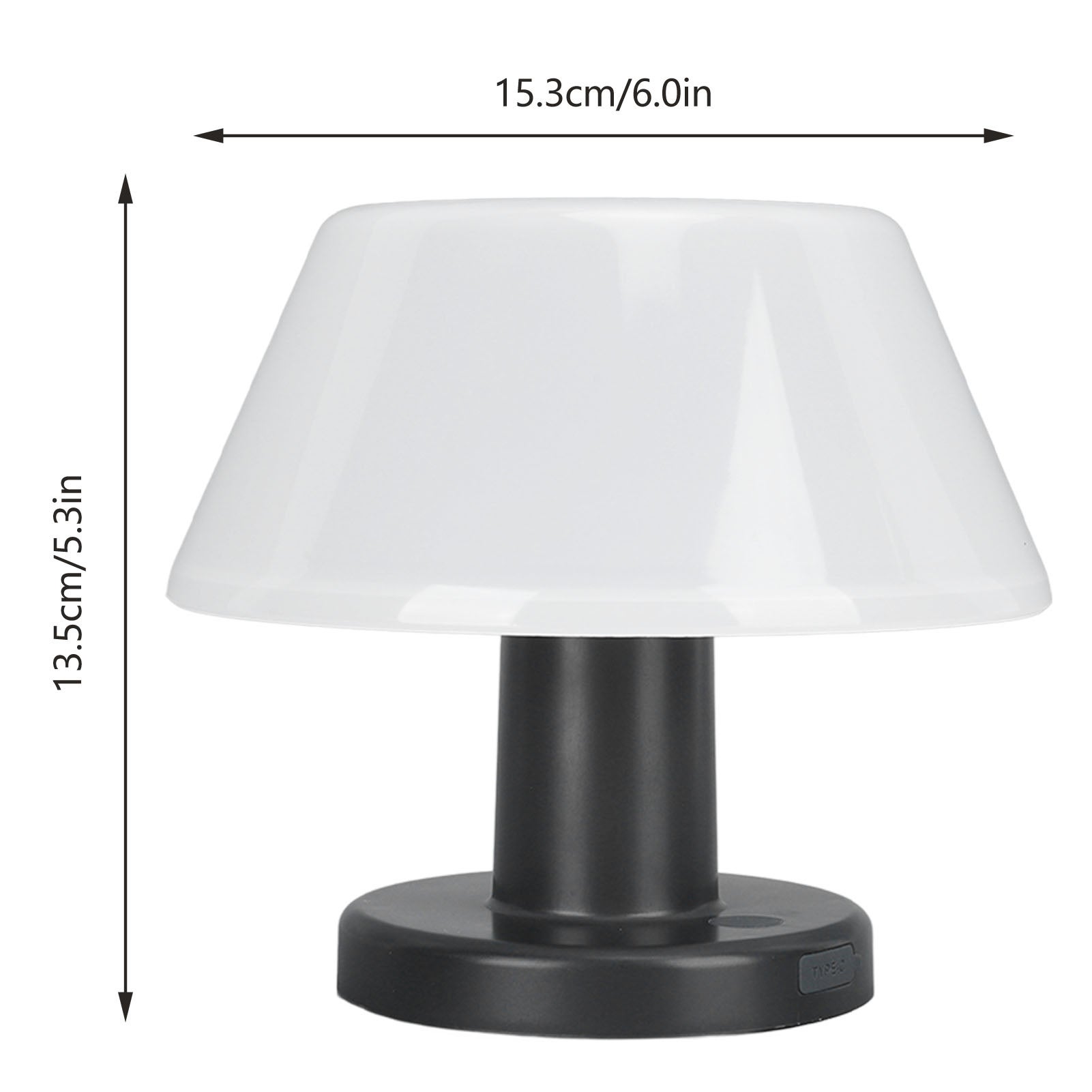 Lampe de table solaire 2 en 1, étanche IPX4, haute luminosité, 4 niveaux d'intensité variable, pour intérieur et extérieur - 2
