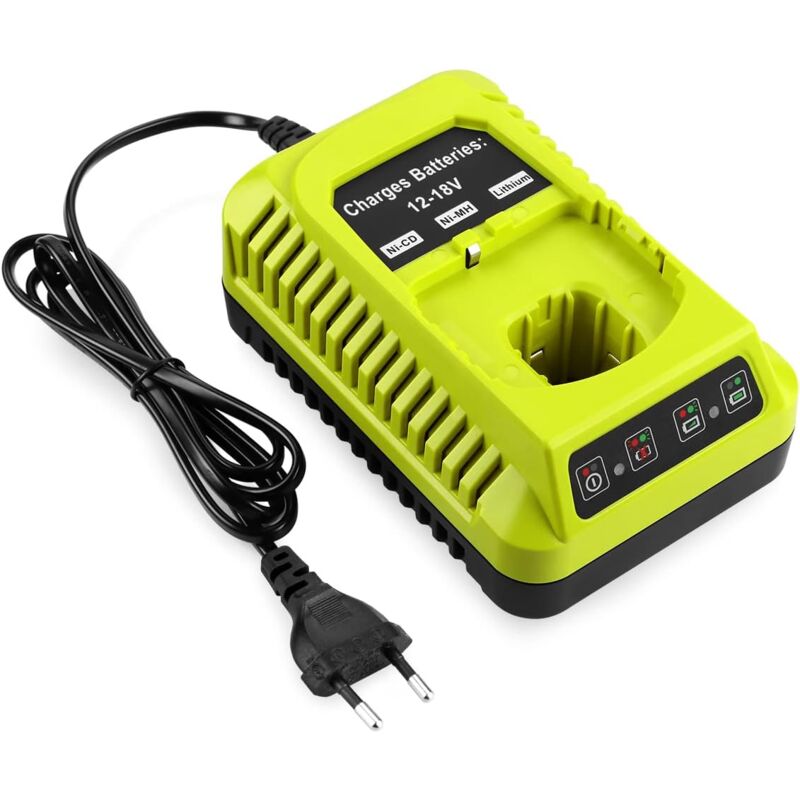 Energup P117 Chargeur de rechange pour Ryobi ONE+ P104 P105 P102 P103 Energup P117 Chargeur de rechange pour Ryobi ONE+ P104 P105 P102 P103