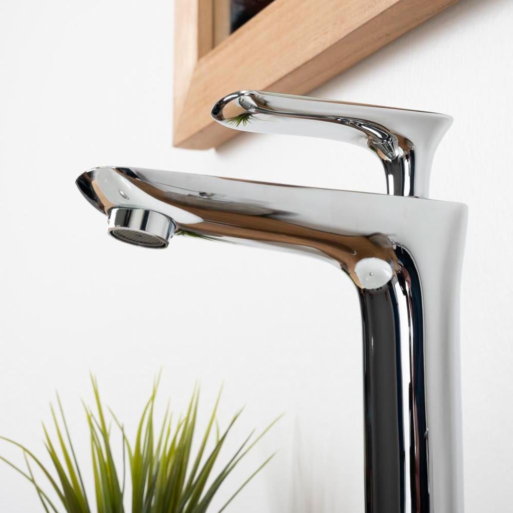 Robinet haut pour vasque salle de bain Ems chrome - 3
