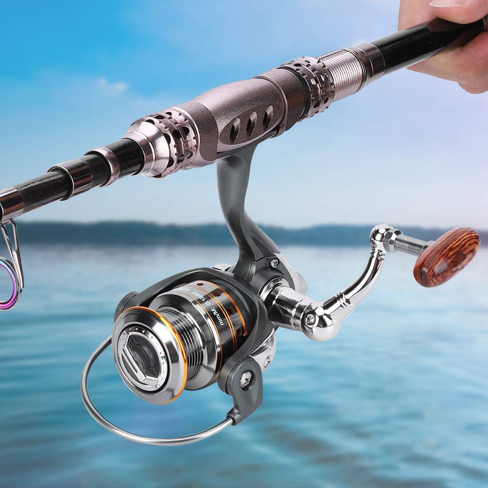 Moulinet De Pêche Robuste – Extérieur – Bobine Plastique/fer – Générique – Neuf