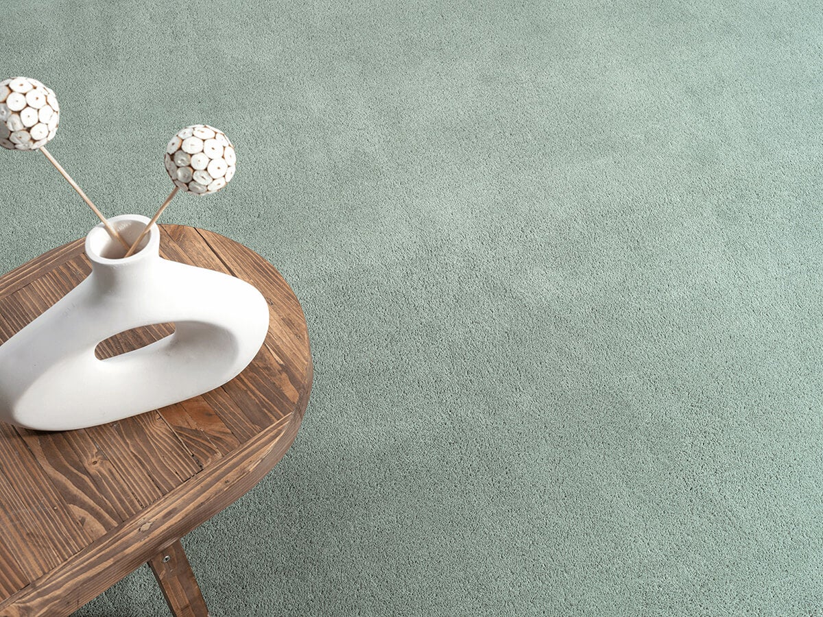 the carpet Relax tapis moelleux à poils courts, dessous antidérapant, lavable à 30 degrés, super soft, aspect fourrure, Vert, 060 x 110 cm - 8