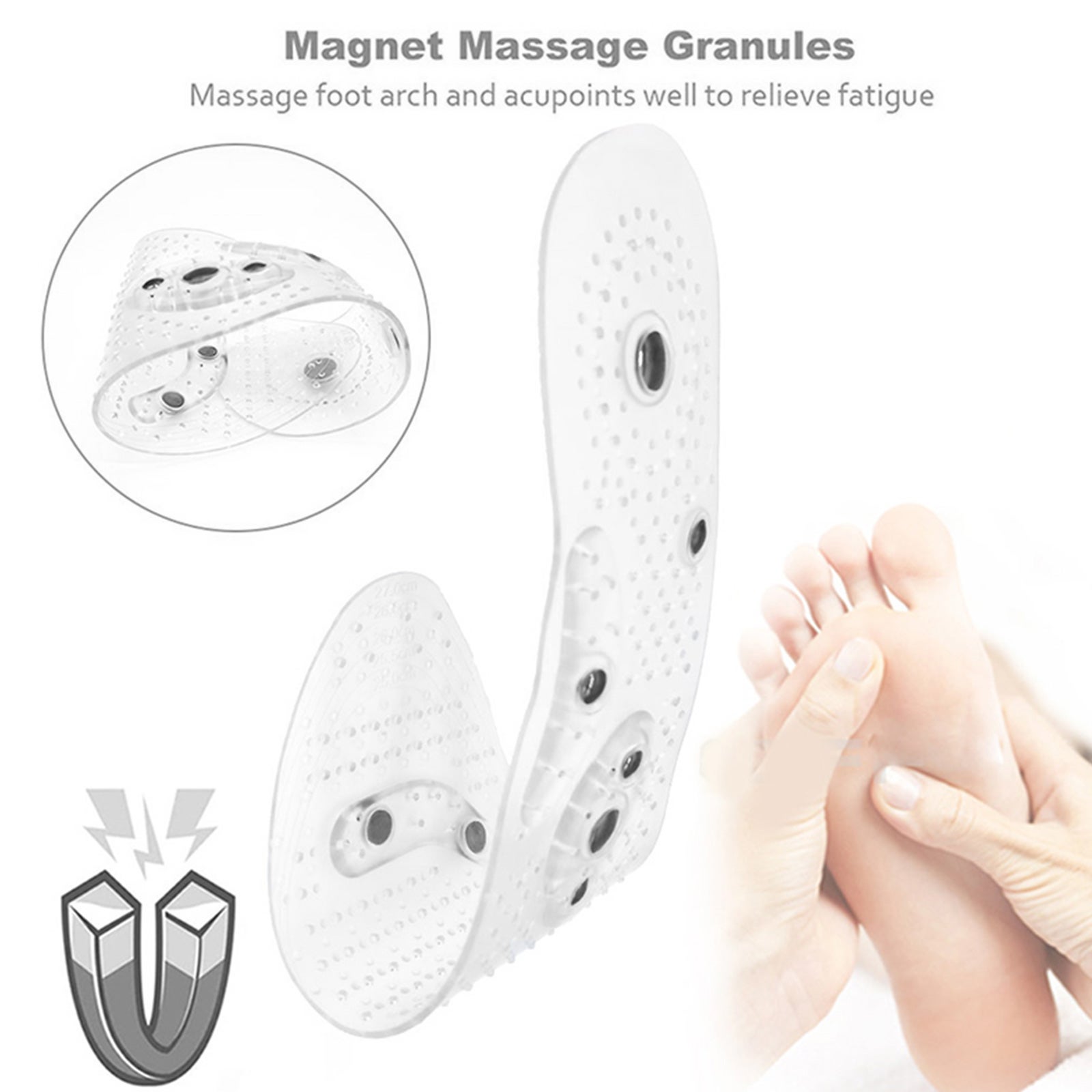 Acquista Solette Magnetiche Per Massaggio Unisex Suola Del Piede