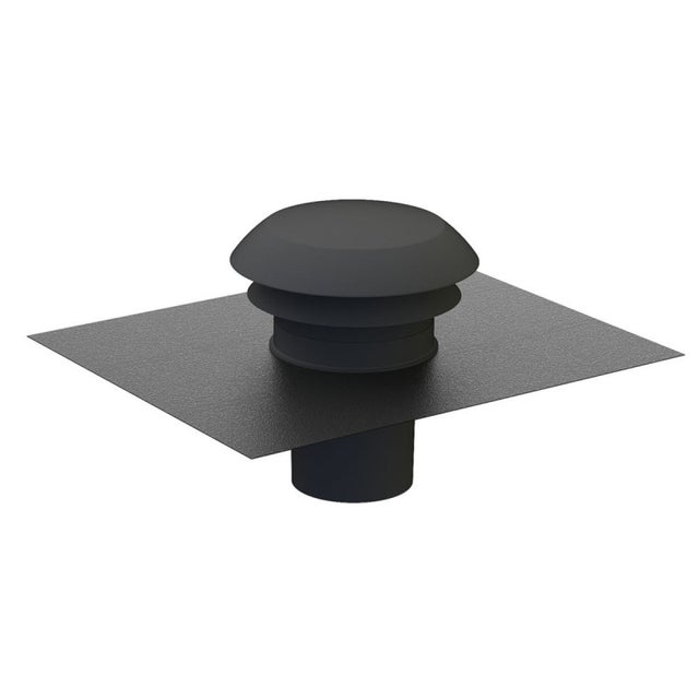 Chapeau de toiture VMC plastique ANJOS CARA | sortie sur toit incliné - Diamètre (mm): 160 - Couleur: Ardoise